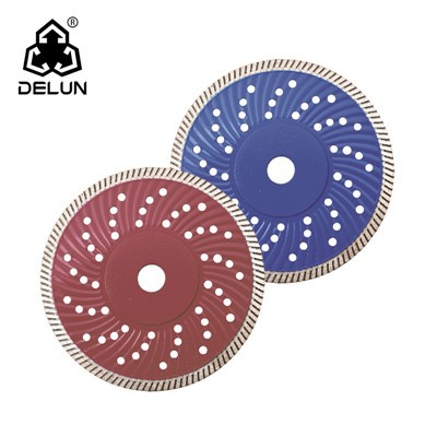 DELUN 7'' Super Thin Turbo Blade Diamond Tools With High Performance